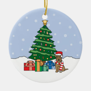 Welsh Terrier Christmas Ornament