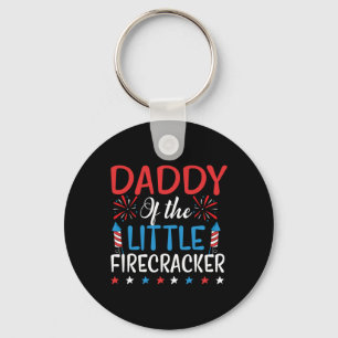 Welsh Terrier Dog Lover Us Flag 4th Of July Patrio Keychain