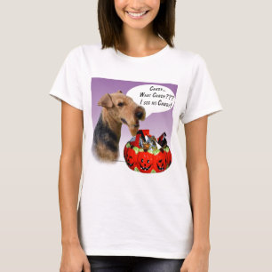 Welsh Terrier Halloween Candy T-Shirt