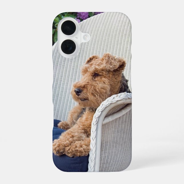 Welsh Terrier iPhone 16 Case (Back)