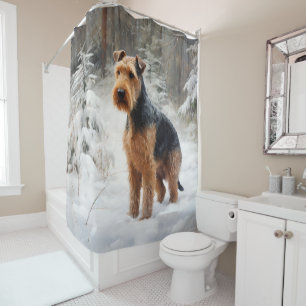 Welsh Terrier Let It Snow Christmas 