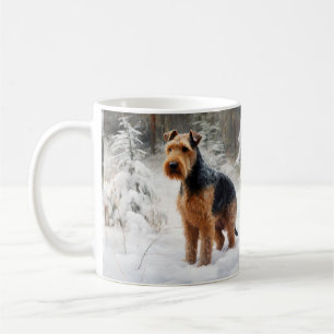 Welsh Terrier Let It Snow Christmas  Coffee Mug