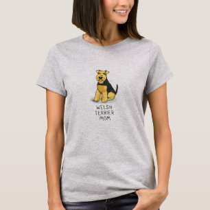 Welsh Terrier Mom - Cute Dog Mom T-Shirt