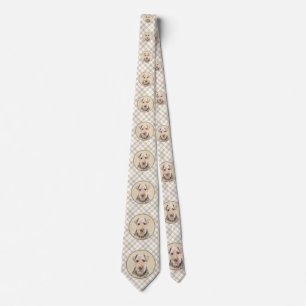 Welsh Terrier Painting - Cute Original Dog Art Tie