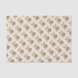 Welsh Terrier Painting - Cute Original Dog Art Tissue Paper