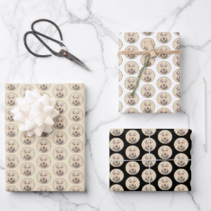 Welsh Terrier Painting - Cute Original Dog Art Wrapping Paper Sheet