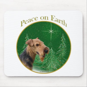 Welsh Terrier Peace Mouse Pad