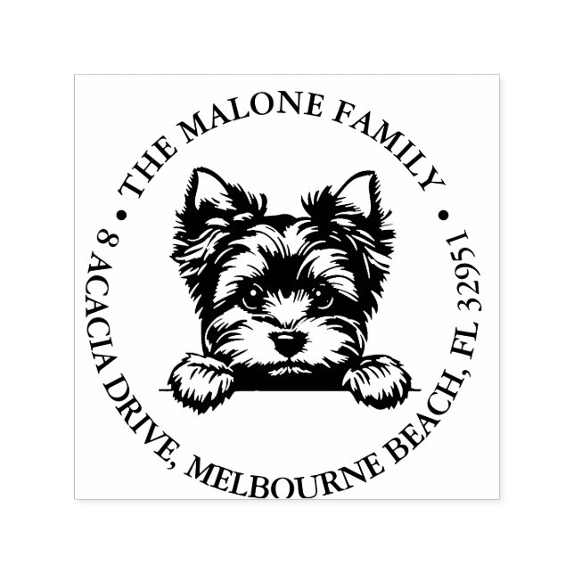 Welsh Terrier Puppy Personalized Theme  Self-inking Stamp (Design)