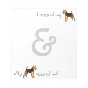 Welsh Terrier Rescue Notepad