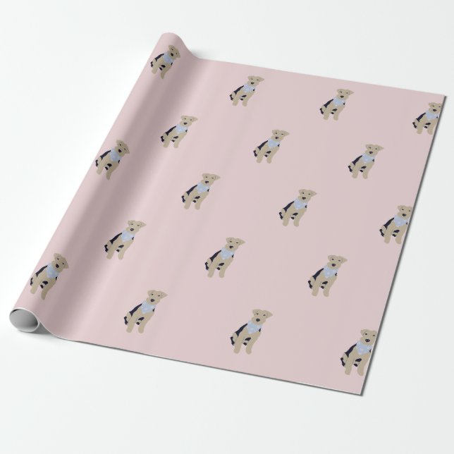 Welsh terrier wrapping paper (Unrolled)