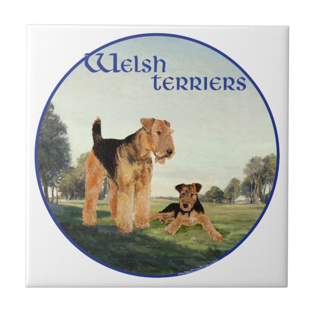 Welsh Terriers Tile (Front)
