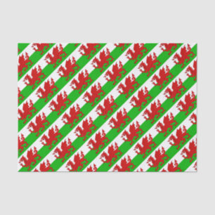 Welsh / Wales Flag - Cymru High Quality Image Tissue Paper
