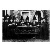 Welsh Witches Having Tea Crone Teatime