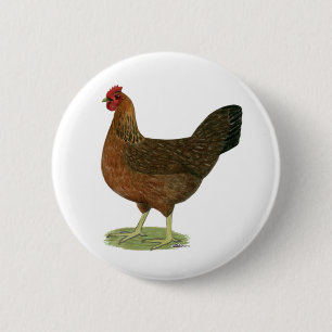 Welsummer Hen 2 Inch Round Button