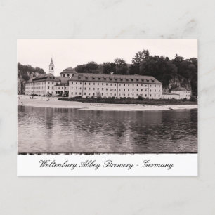Weltenburg Abbey Brewery, Danube monastery Germany Postcard