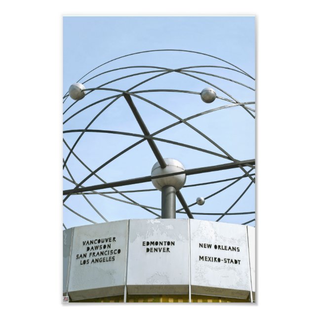 Weltzeituhr Photo Print (Front)