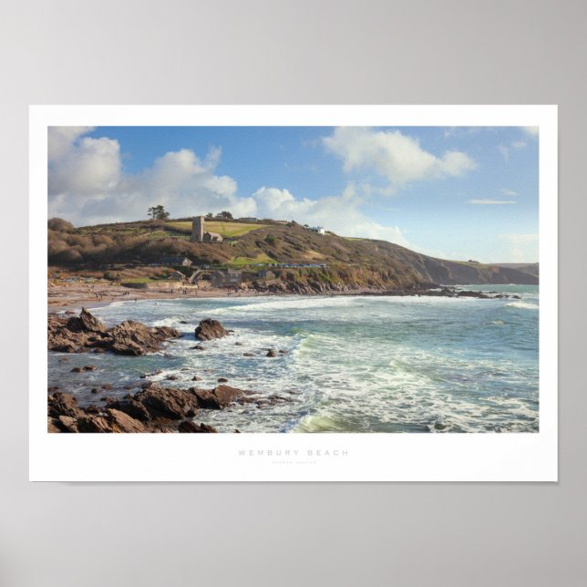 Wembury Beach Poster (Front)