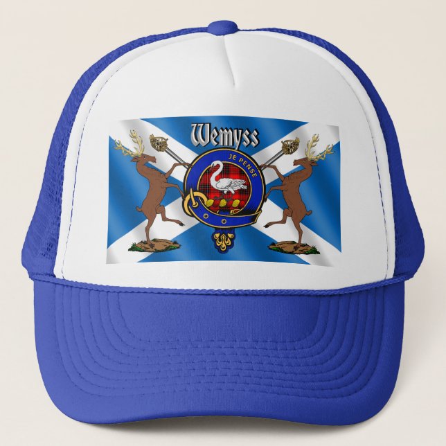 Wemyss Clan Badge Trucker Hat (Front)