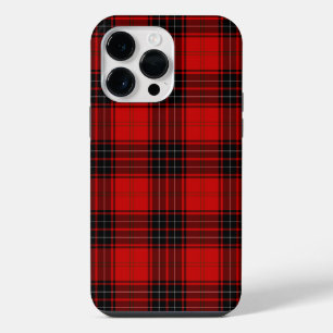 Wemyss tartan red black plaid iPhone 14 pro max case