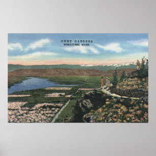 Wenatchee, WashingtonView of Ohme Gardens # 1 Poster
