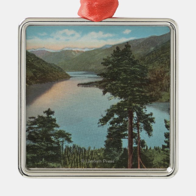 Wenatchee, WAView of Lake Chelan Metal Ornament (Front)