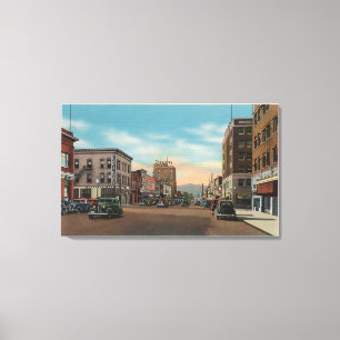 Wenatchee, WAView of Wenatchee Ave. Canvas Print