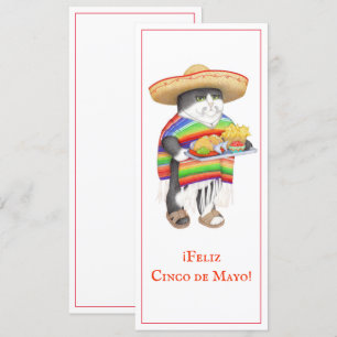 WENDELITO Cinco de Mayo 4x9.25 Flat Card