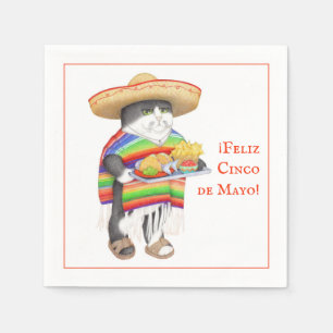 WENDELITO Cinco de Mayo Standard Cocktail Napkin