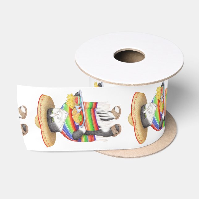 WENDELITO Kitty 3" Wide Satin Ribbon (Spool)