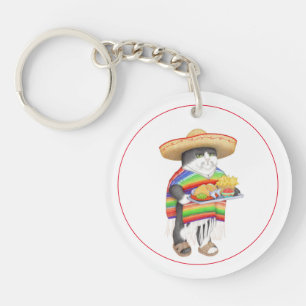 WENDELITO Round Acrylic Keychain