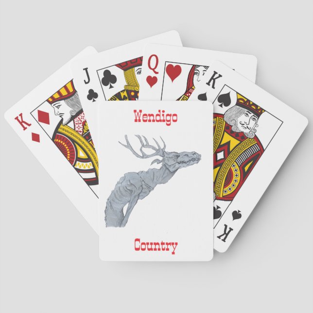 Wendigo country playing cards (Back)