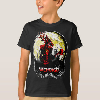 Wendigo; New Monster Skinwalker Cryptid Evil Horro T-Shirt