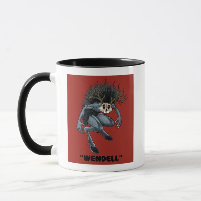 Wendigo “Wendell” Cryptid coffee mug (Left)
