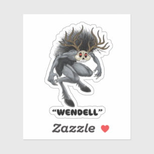 Wendigo “Wendell” Cryptid sticker