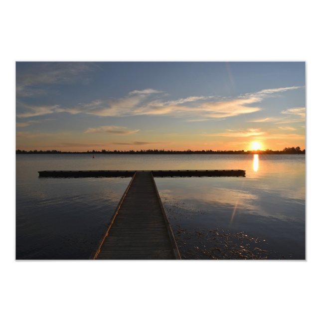 Wendouree Twilight Tranquility Photo Enlargement Print (Front)