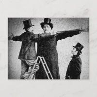 Wendt Cabinet Card Giant Circus Freak Sideshow