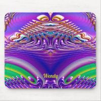 WENDY ~ Zany Green, Blue, Yellow and Purple