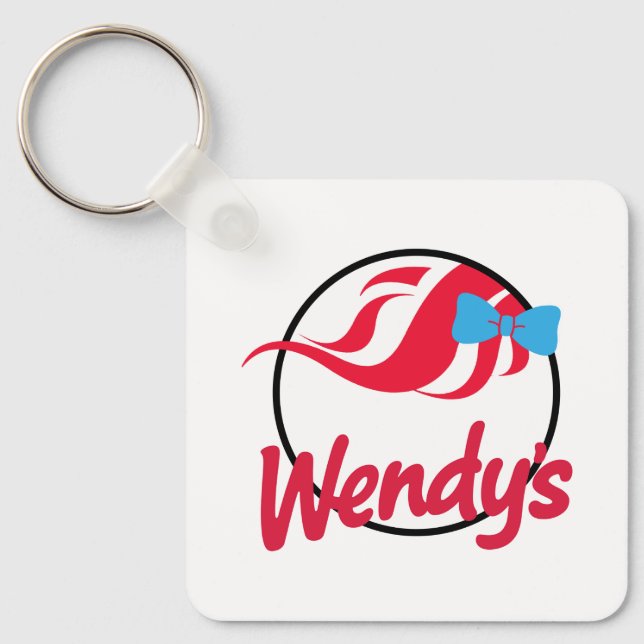 Wendy's Logo Keychain (Front)
