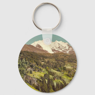 Wengen, Pension Lauerner and Jungfrau, Bernese Obe Keychain