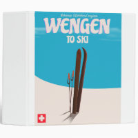 Wengen, Switzerland, Ski Poster