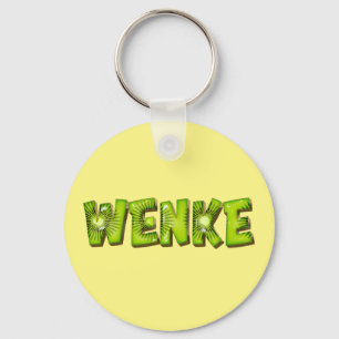 Wenke Name Kiwi Design Key Fans Keychain
