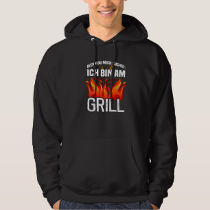 Wenn du mich sucht ich bin am Grill   Hoodie
