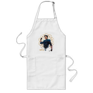Wenwu Ten Rings Watercolor Long Apron