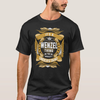 WENZEL Last Name, Personalized Name T-Shirt