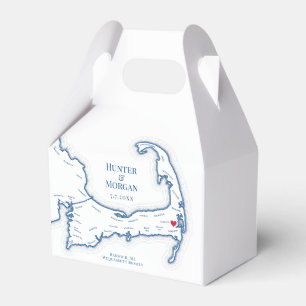 Wequassett Resort Harwich Cape Cod Wedding Elegant Favor Box