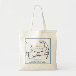 Wequassett Resort Harwich MA Wedding Welcome Tote Bag
