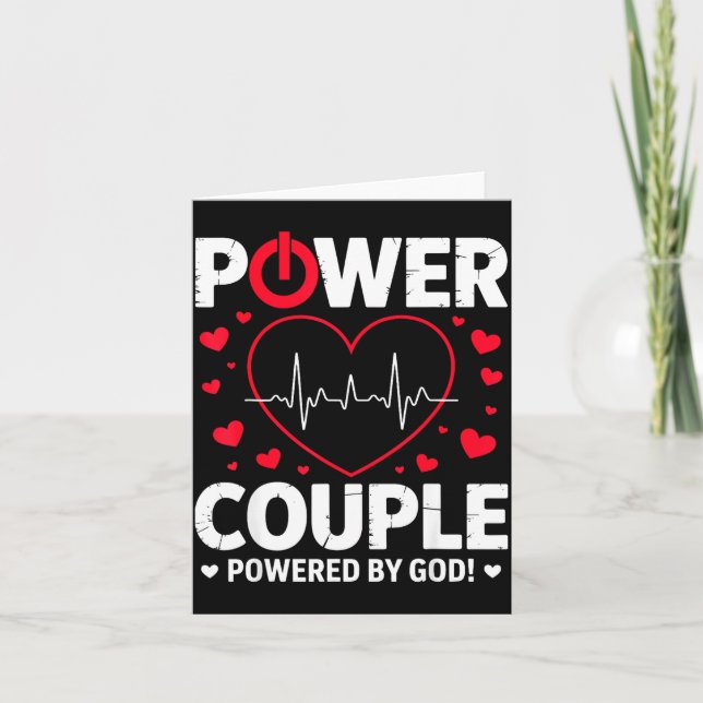 Wer Couple Christian Couples Matching Valentines D Card (Front)