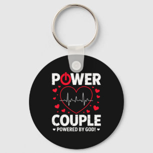 Wer Couple Christian Couples Matching Valentines D Keychain