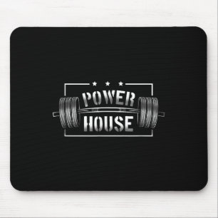Wer House Gym Motivation Bold Statement Mouse Pad