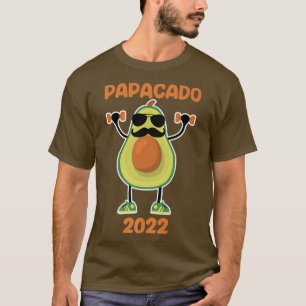 Werdender Papa Saying Papacado Vegan Avocado Fathe T-Shirt